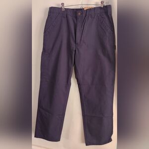 NWT Men's Navy Blue Pants Size 38x32 Loose Original Fit